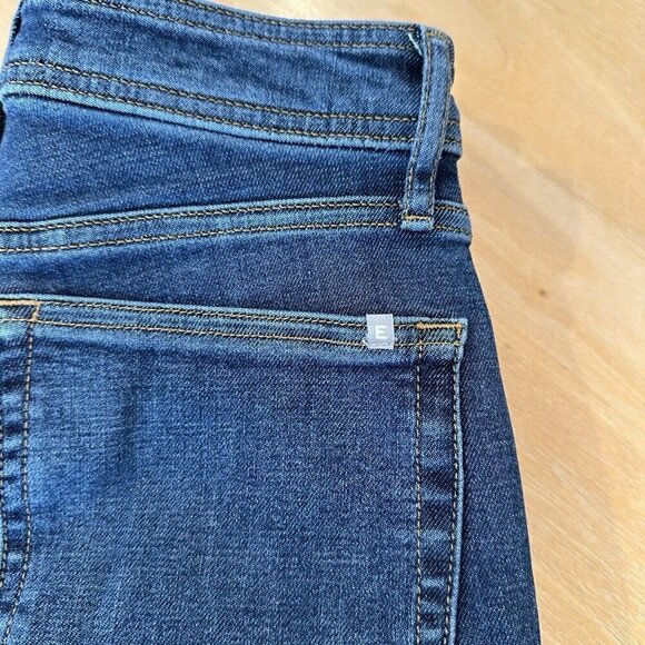 Everlane Jeans Womens 26 Dark Denim The Way High Skinny Straight Jean Stretch - Picture 3 of 13